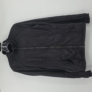 Lululemon Athletica Black Windbreaker Jacket Size 10